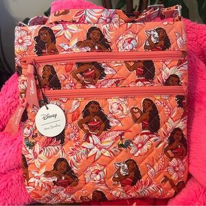 Vera Bradley Moana Orange and Pink Crossbody Bag